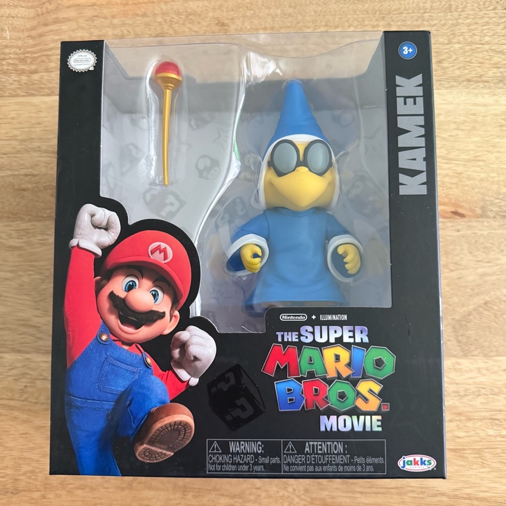 NWT Jakks Pacific "Kamek" Nintendo Super Mario Bros. Movie 5 Action Figure